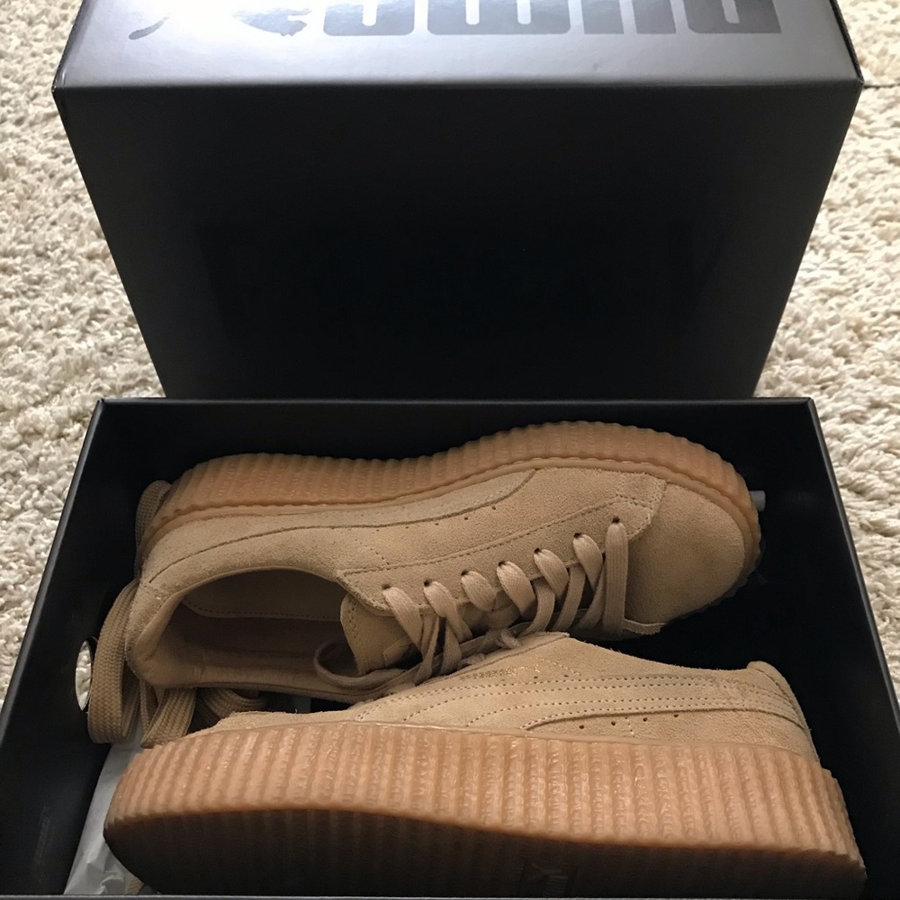 FENTY Suede Oatmeal Creepers